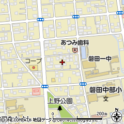 静岡県磐田市国府台24周辺の地図