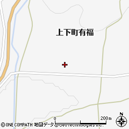 広島県府中市上下町有福376周辺の地図
