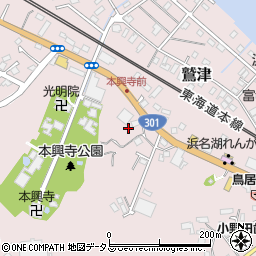 静岡県湖西市鷲津415周辺の地図