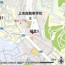 東上池川公会堂周辺の地図