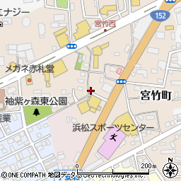 静岡県浜松市中央区宮竹町702周辺の地図