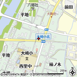 愛知県豊橋市大崎町東里中58周辺の地図