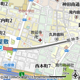 兵庫県尼崎市西本町8丁目404周辺の地図