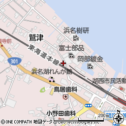 静岡県湖西市鷲津590-6周辺の地図