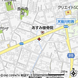 静岡県浜松市中央区和田町121周辺の地図