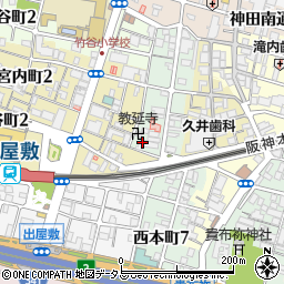 兵庫県尼崎市西本町8丁目402周辺の地図