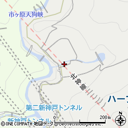 兵庫県神戸市中央区葺合町山郡1-268周辺の地図