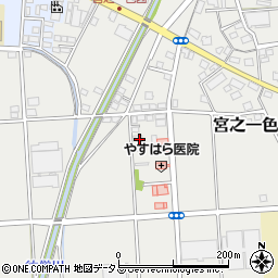 静岡県磐田市宮之一色818-2周辺の地図