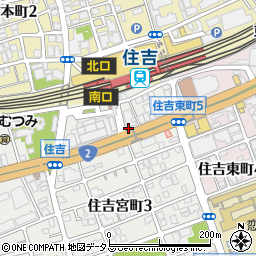磯小屋 住吉駅前店周辺の地図
