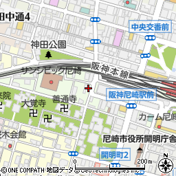 尼崎ビル周辺の地図