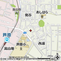愛知県豊橋市西高師町西浦28周辺の地図