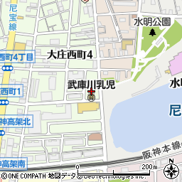 大庄中央福祉会館周辺の地図