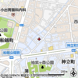 静岡県浜松市中央区神立町131周辺の地図