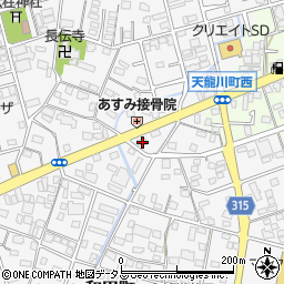 静岡県浜松市中央区和田町126周辺の地図