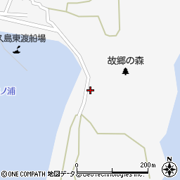 愛知県西尾市一色町佐久島久保井周辺の地図