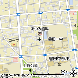 静岡県磐田市桜ケ丘周辺の地図