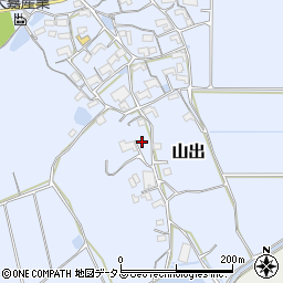 三重県伊賀市山出990周辺の地図