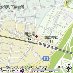 静岡県浜松市中央区材木町11周辺の地図