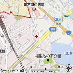 土山駅東公園周辺の地図
