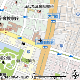 津中央郵便局周辺の地図