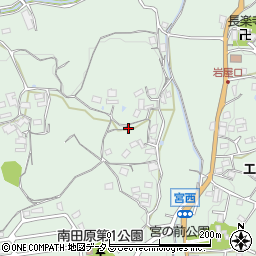 奈良県生駒市南田原町周辺の地図
