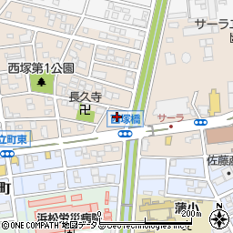 静岡県浜松市中央区西塚町305周辺の地図