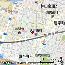 日本開運印鑑周辺の地図
