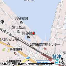 湖西市豊田会館周辺の地図