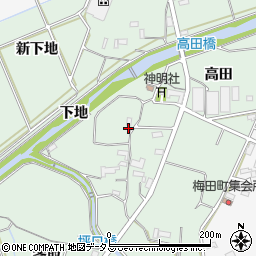 愛知県豊橋市高田町周辺の地図