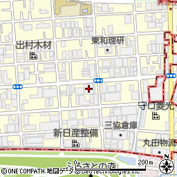 株式会社麦の穂守口ケーキファクトリー周辺の地図