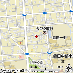 静岡県磐田市国府台24-12周辺の地図