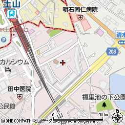明石土山駅前スカイハイツＢ棟周辺の地図