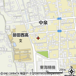 静岡県磐田市国府台116周辺の地図