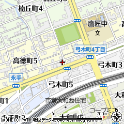 六甲模型店周辺の地図
