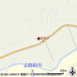 広島県山県郡北広島町志路原251周辺の地図