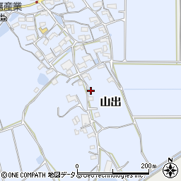 三重県伊賀市山出981周辺の地図