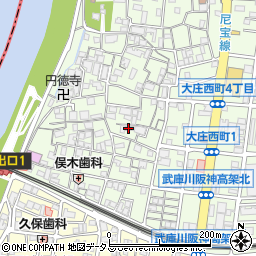 阪神武道具周辺の地図