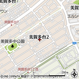 兵庫県神戸市西区美賀多台2丁目9周辺の地図
