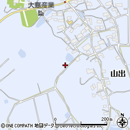 三重県伊賀市山出1401-1周辺の地図