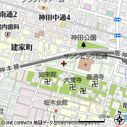 兵庫県尼崎市西御園町100周辺の地図
