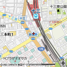 高松建設株式会社　大阪本店工事部周辺の地図