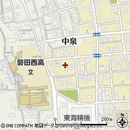 静岡県磐田市国府台116-10周辺の地図