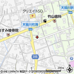 ファミリーマート浜松天龍川町店周辺の地図