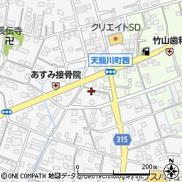 静岡県浜松市中央区和田町135周辺の地図