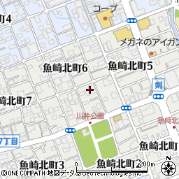 ドルフ神戸魚崎北町周辺の地図