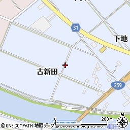 愛知県豊橋市磯辺下地町周辺の地図
