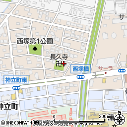 静岡県浜松市中央区西塚町310周辺の地図