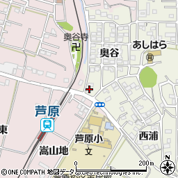 愛知県豊橋市西高師町西浦1-1周辺の地図