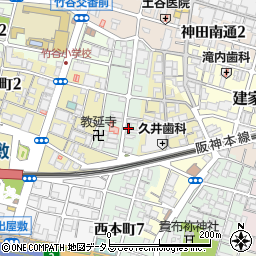 兵庫県尼崎市西本町8丁目331周辺の地図