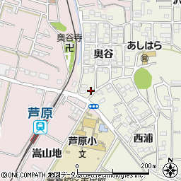 愛知県豊橋市西高師町西浦1周辺の地図
